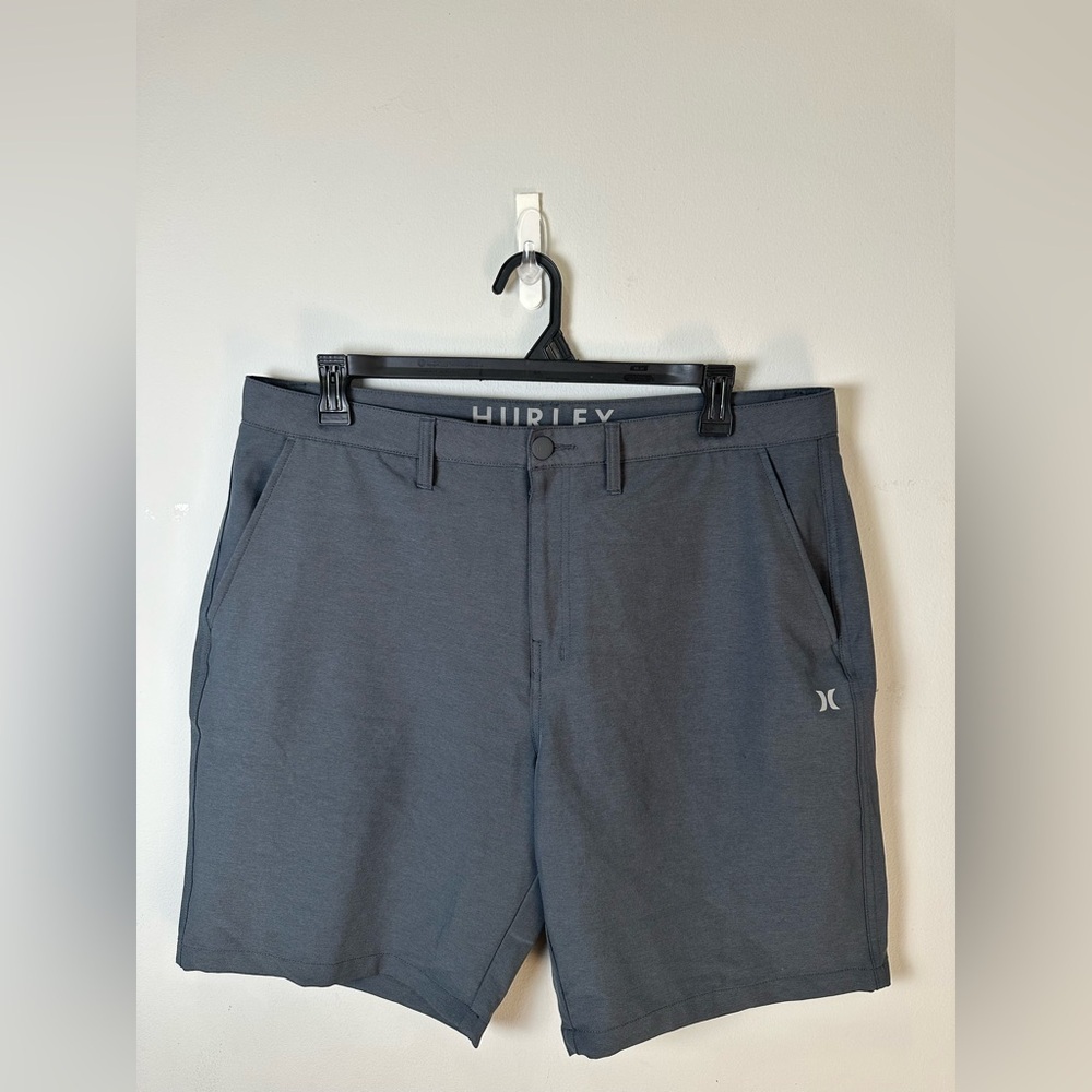 Hurley Hybrid Walk Shorts Regular Fit Gray Men’s Size 38